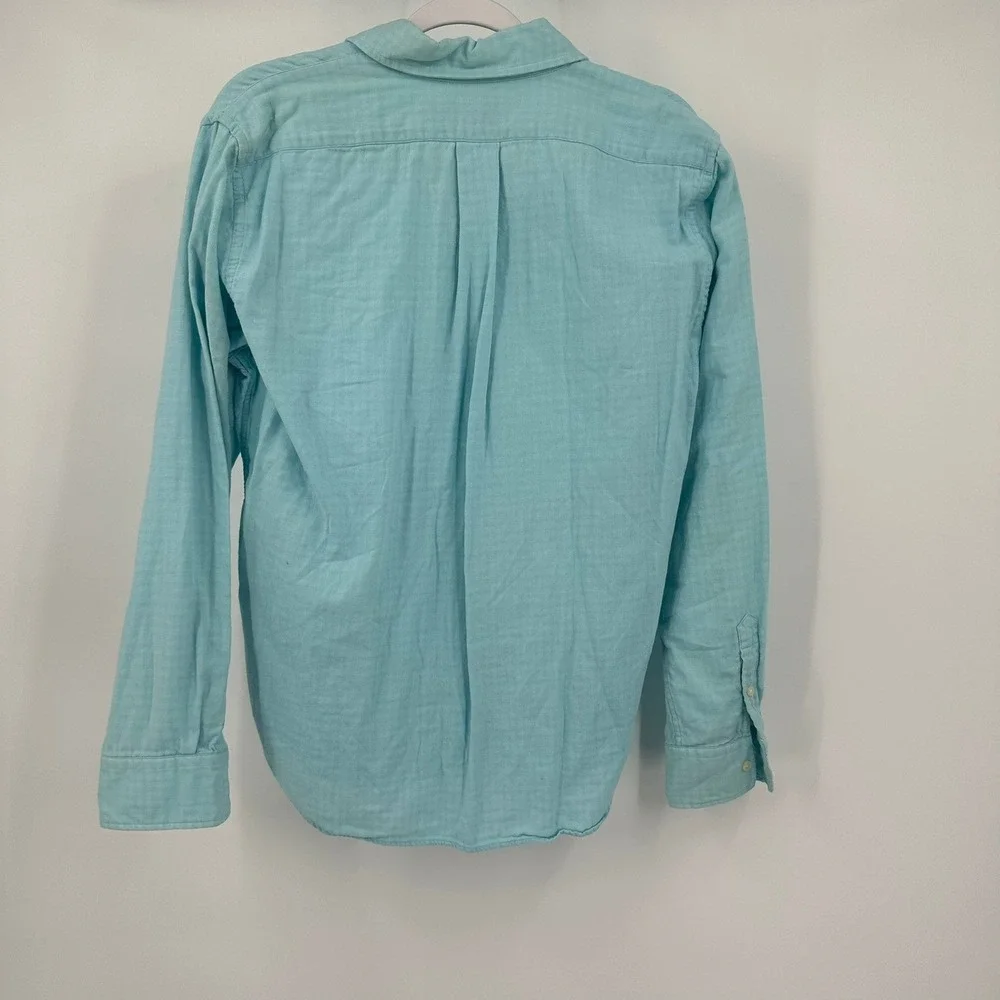 Polo Ralph Lauren Mens Preppy Button Down Shirt Size L Teal Ivy League Cotton